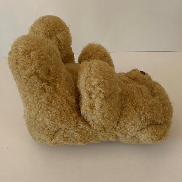 Vintage Teddy Bear Stuffed Animal Plush Toy Brown/Beige 1980s 9" - Picture 5 of 9